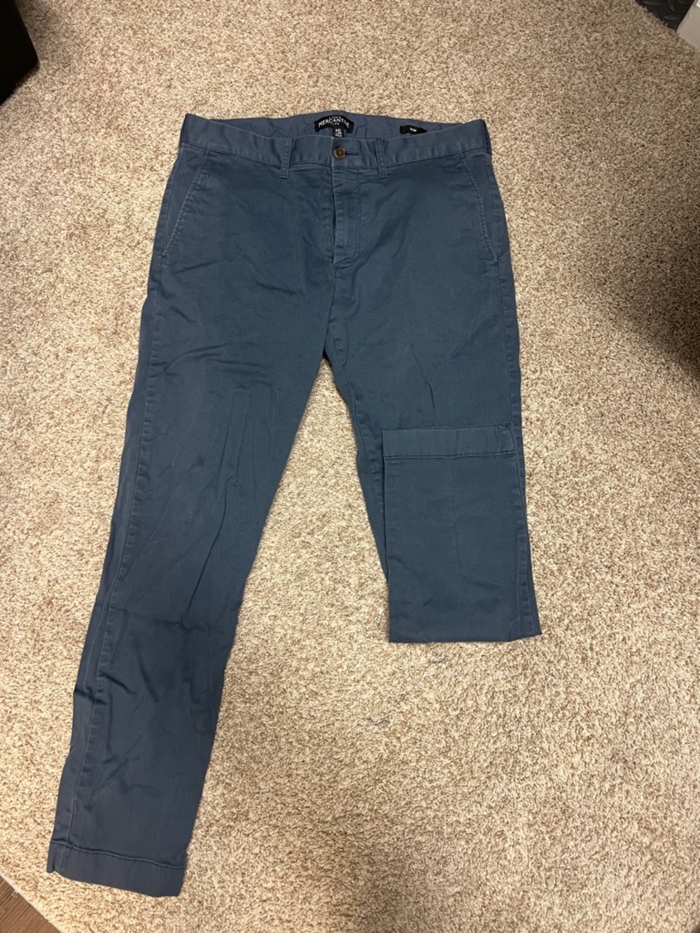 J. Crew Mercantile Slim Fit Blue Men’s chinos